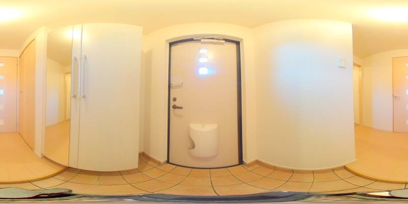 パノラマ画像玄関