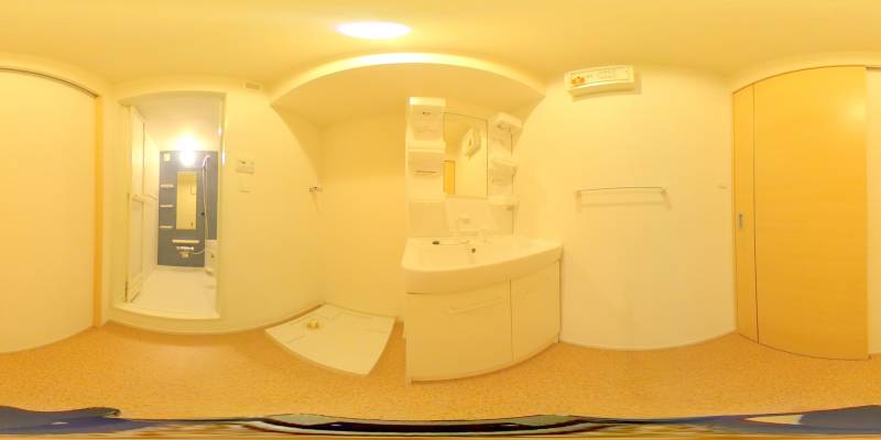 パノラマ画像洗面所