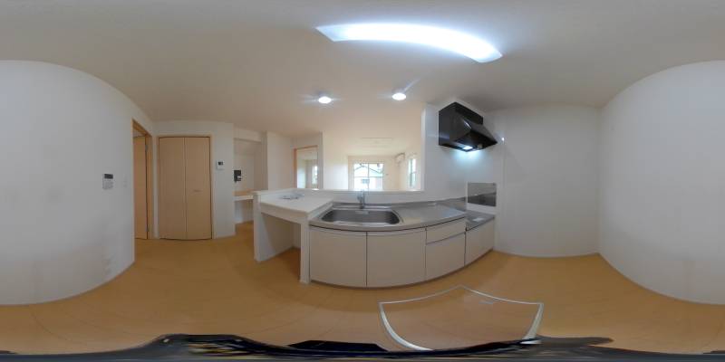 パノラマ画像キッチン