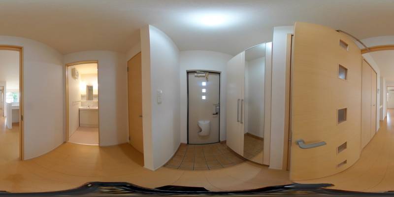 パノラマ画像玄関