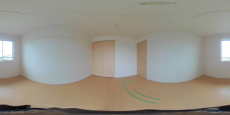 パノラマ画像洋室