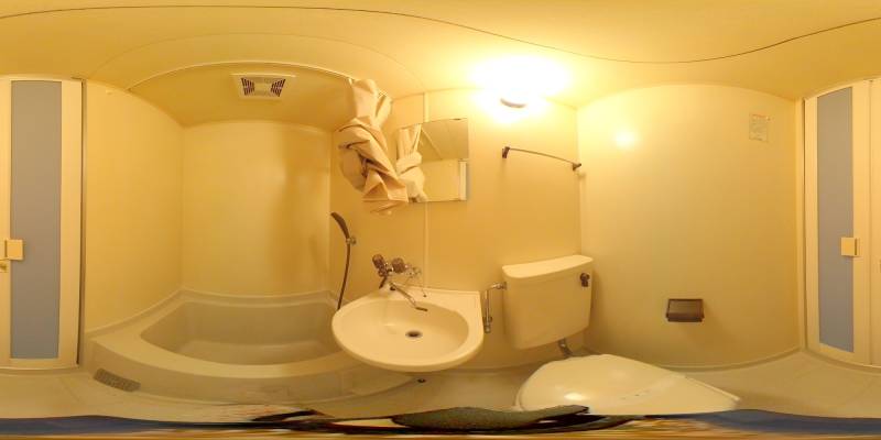 パノラマ画像バスルーム