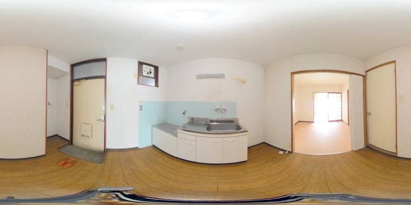 パノラマ画像キッチン