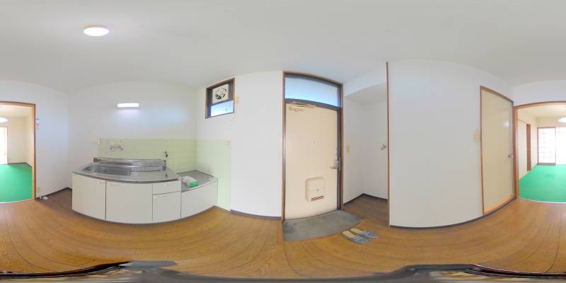 パノラマ画像キッチン