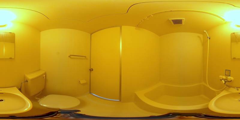 パノラマ画像バスルーム