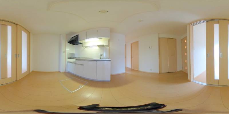 パノラマ画像リビング