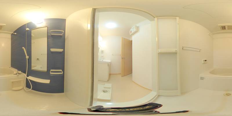 パノラマ画像バスルーム