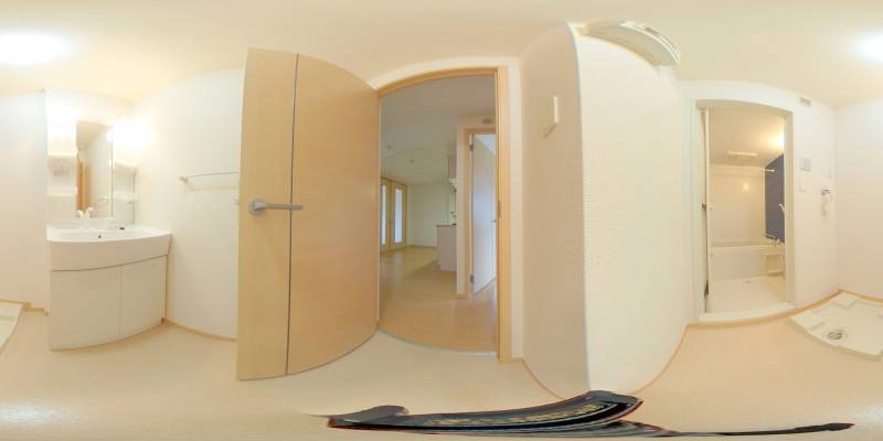 パノラマ画像洗面所