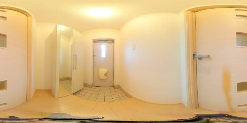 パノラマ画像玄関