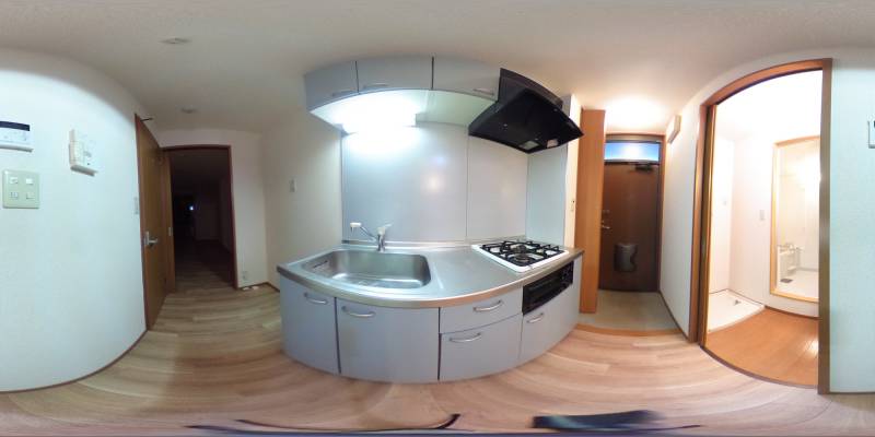 パノラマ画像キッチン