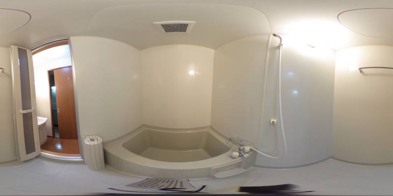 パノラマ画像バスルーム