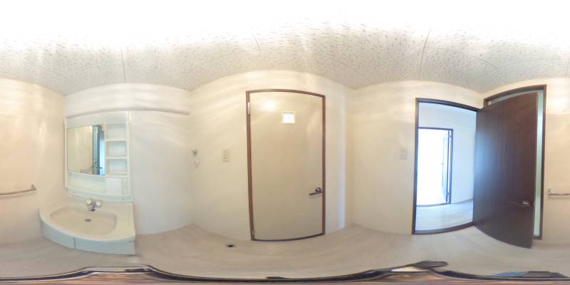 パノラマ画像洗面所