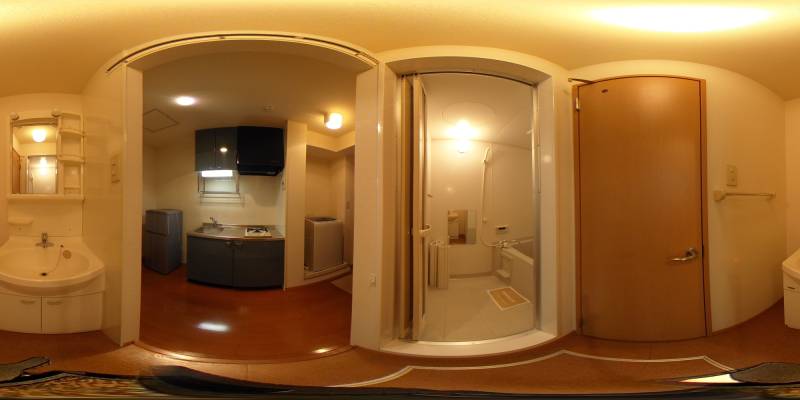 パノラマ画像洗面所