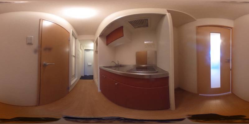 パノラマ画像キッチン