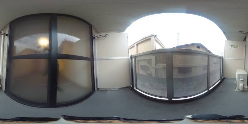 パノラマ画像バルコニー