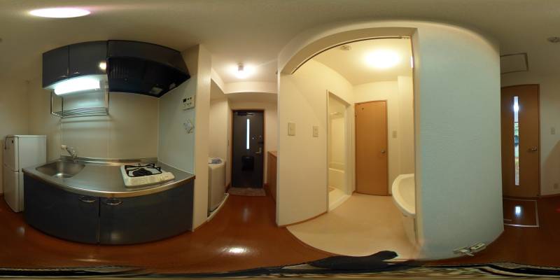 パノラマ画像キッチン