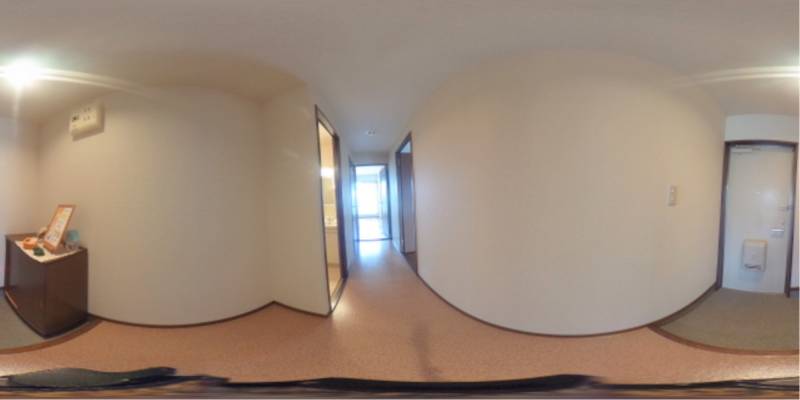 パノラマ画像玄関