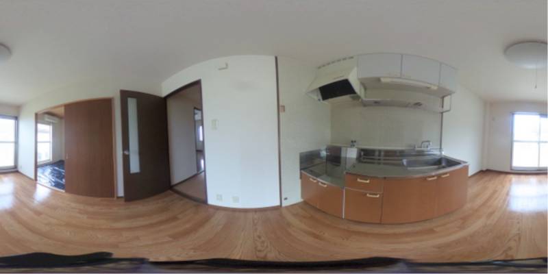 パノラマ画像キッチン