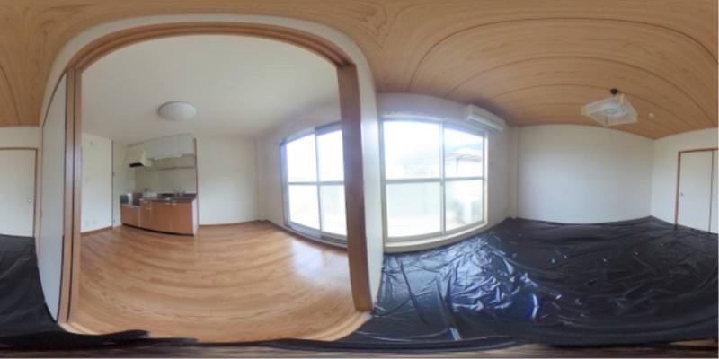 パノラマ画像リビング