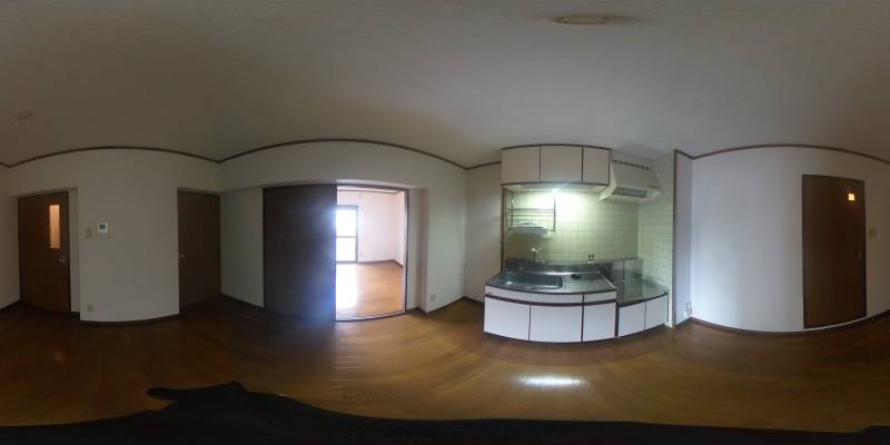 パノラマ画像キッチン