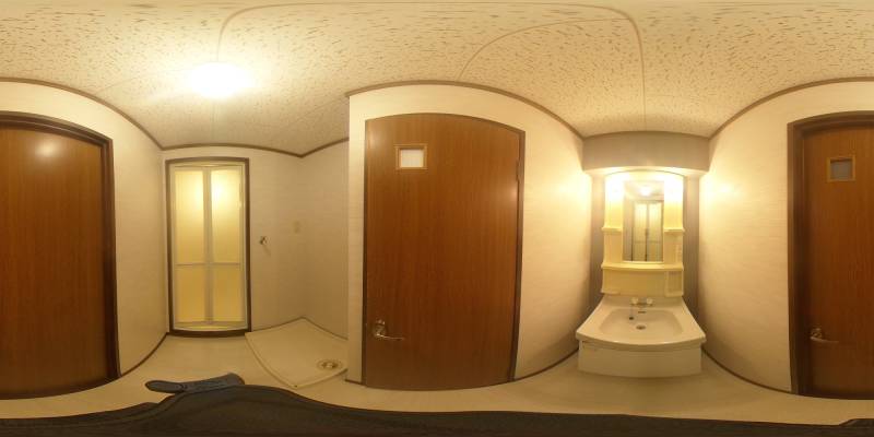 パノラマ画像洗面所