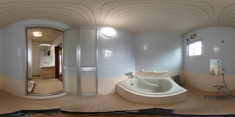 パノラマ画像バスルーム