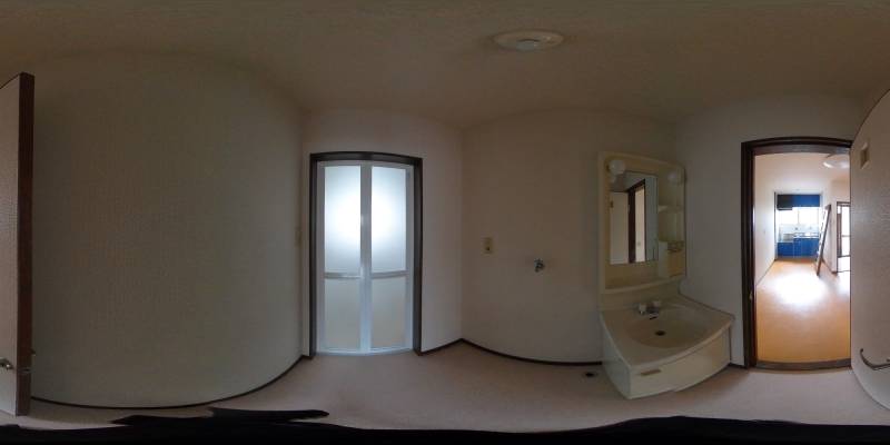 パノラマ画像洗面所