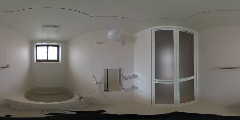 パノラマ画像バスルーム