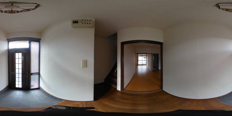 パノラマ画像玄関