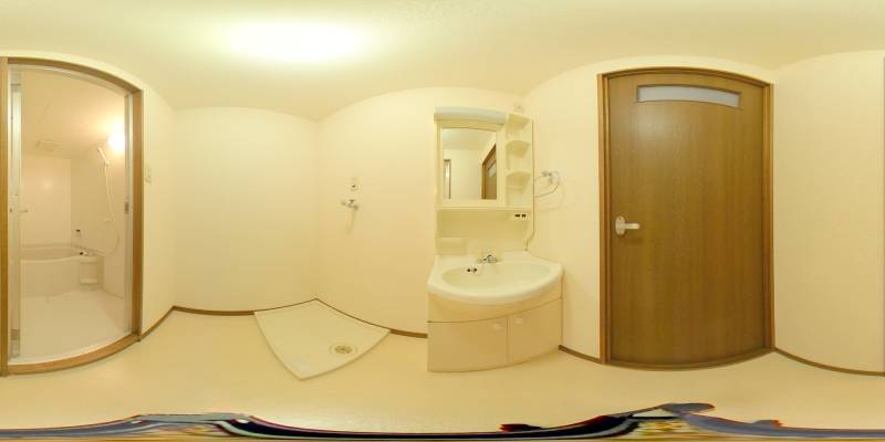 パノラマ画像洗面所