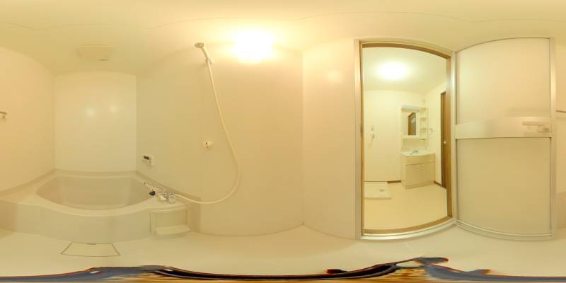 パノラマ画像バスルーム