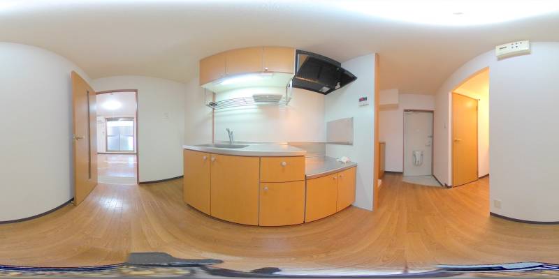 パノラマ画像キッチン