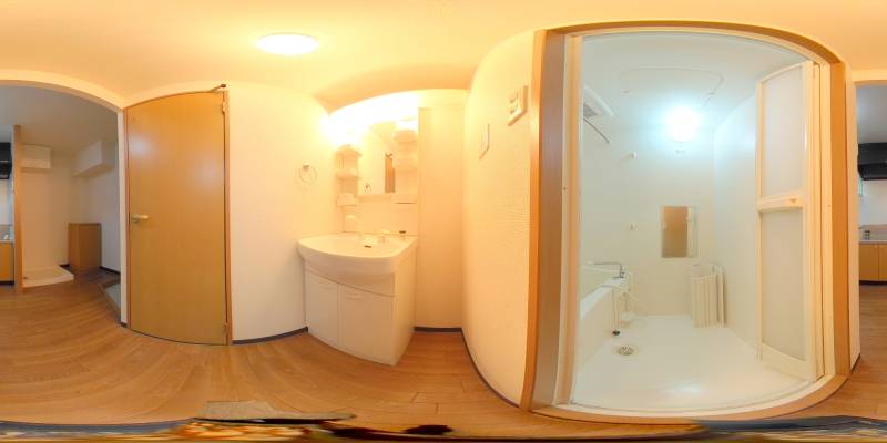 パノラマ画像洗面所