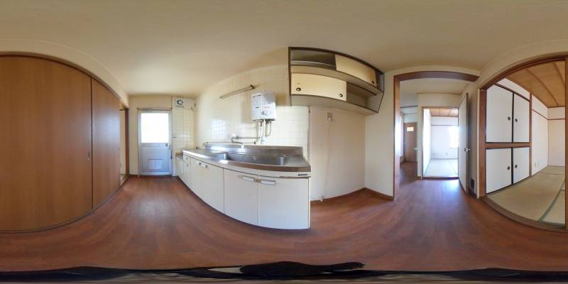 パノラマ画像キッチン