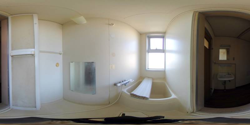 パノラマ画像バスルーム