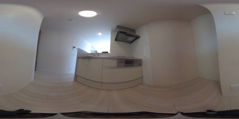 パノラマ画像キッチン