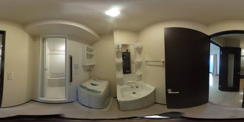 パノラマ画像洗面所