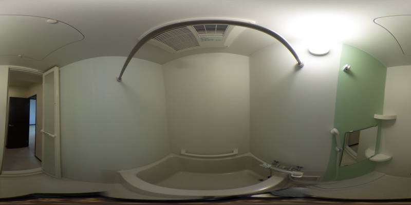 パノラマ画像バスルーム