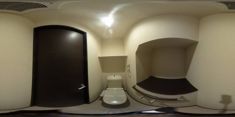 パノラマ画像トイレ