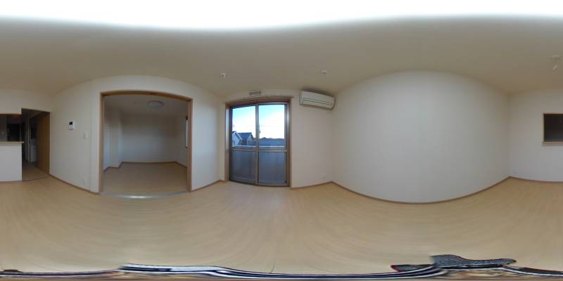 パノラマ画像リビング