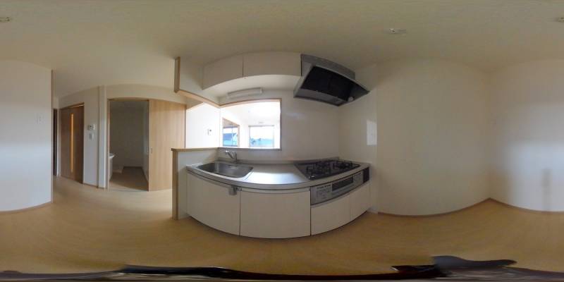 パノラマ画像キッチン