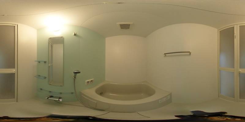 パノラマ画像バスルーム