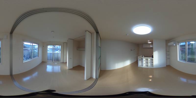 パノラマ画像リビング