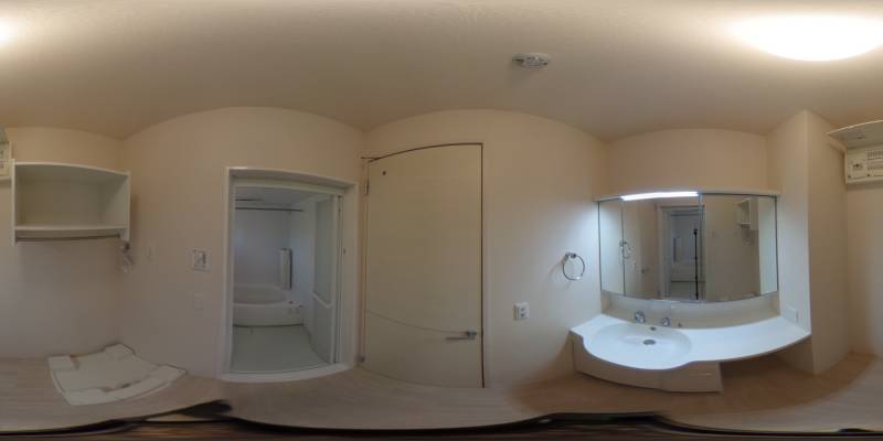 パノラマ画像洗面所