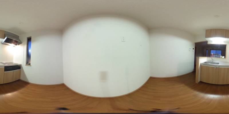 パノラマ画像キッチン