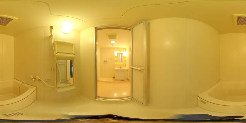 パノラマ画像バスルーム