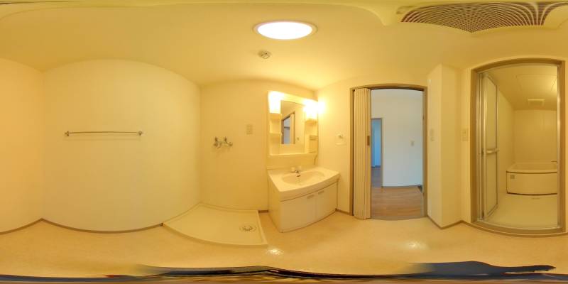 パノラマ画像洗面所