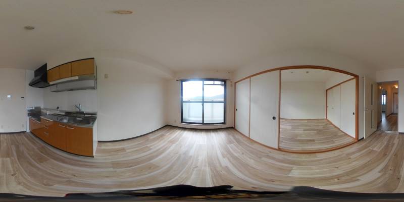 パノラマ画像リビング