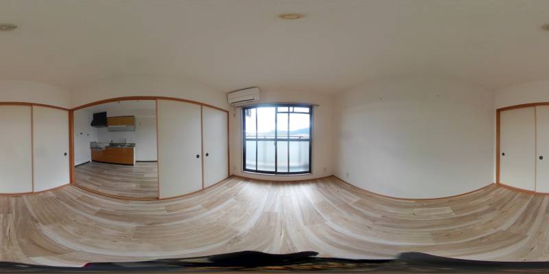 パノラマ画像洋室