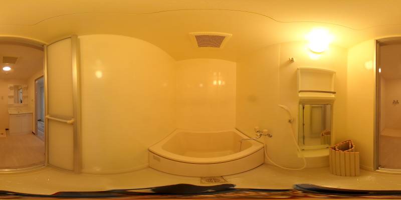 パノラマ画像バスルーム